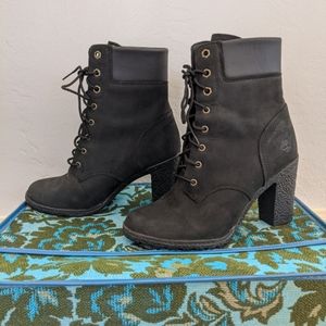 Timberland Camdale Chunky Heel Boots Size 6.5